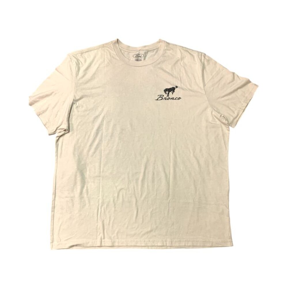 Bronco Great Expeditions - Officially Licensed Men's Front and Back Graphic Moto